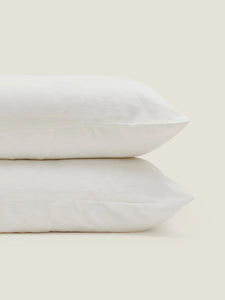 Linen Pillowcase Set of 2 in White