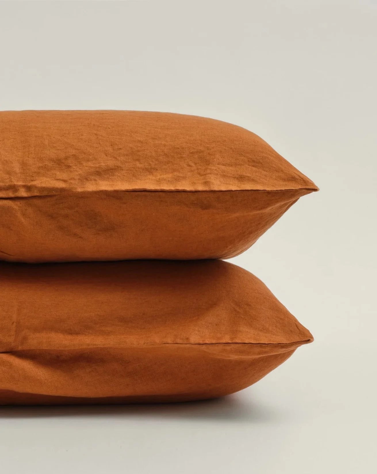 Linen Pillowcase Set of 2 in Tobacco