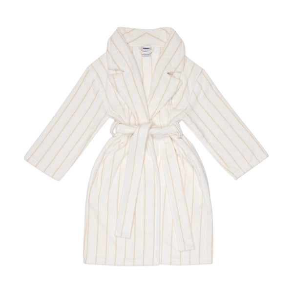 Robe Biscuit Pinstripe