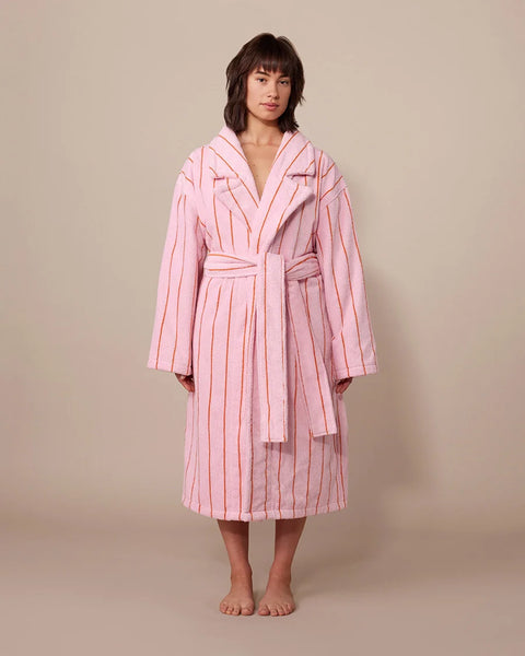 Robe Fleur Pinstripe