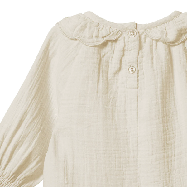 Ruffle Cameron Blouse Natural