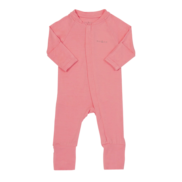 Lightweight Bamboo Onesie Watermelon