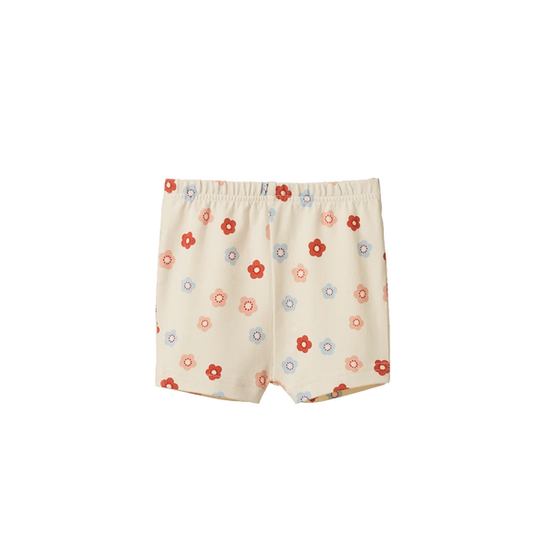 Petite Flora Stamp Shelby Shorts