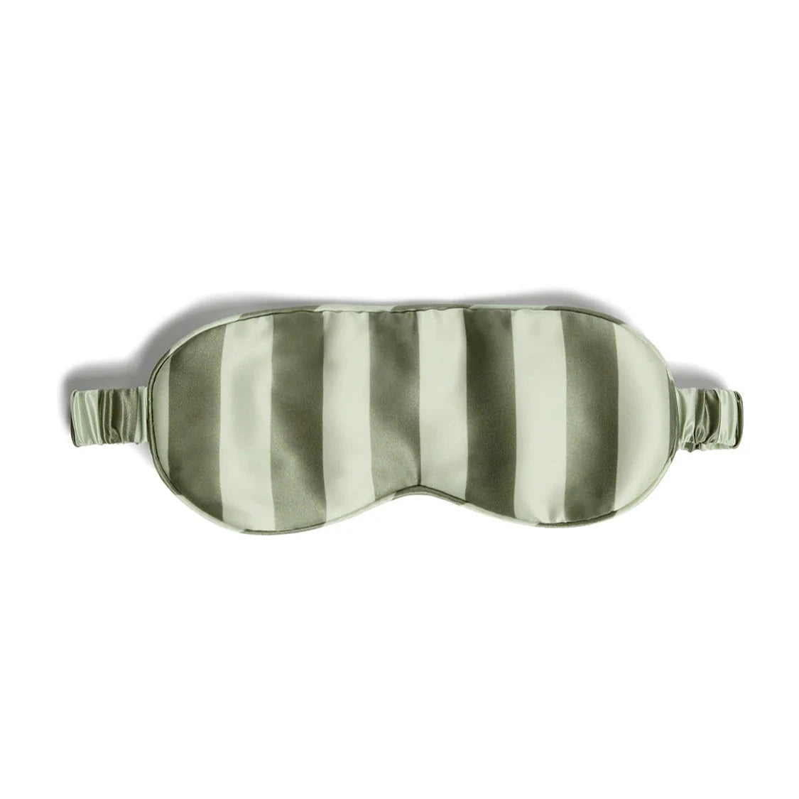 Silk Eye Mask Wasabi Stripes