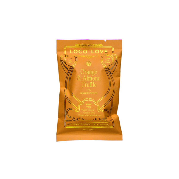 Orange and Almond Truffle Single Chocolate Bar 30g