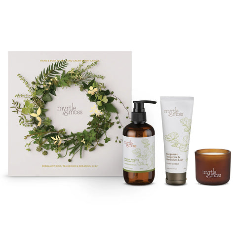 Bergamot, Tangerine & Geranium Leaf Trio Gift Pack