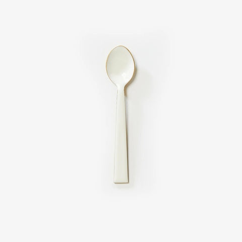 Enamel Teaspoon White