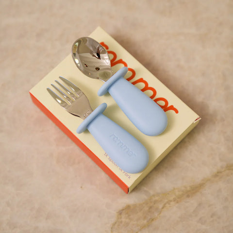 Toddler Cutlery Set Sky