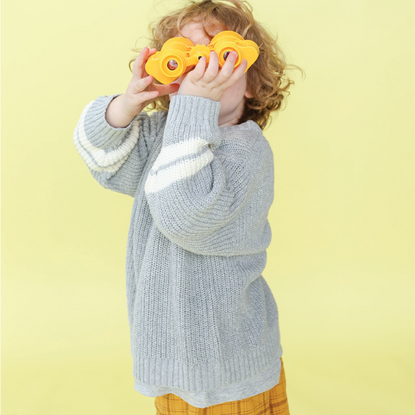 Chunky Rib Pullover Stone