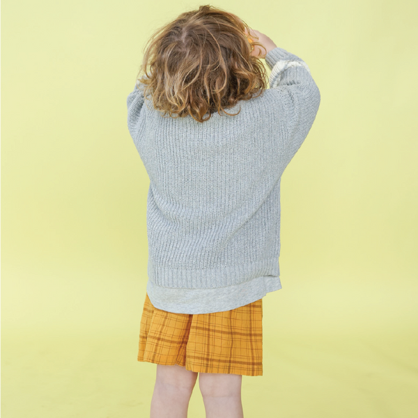 Chunky Rib Pullover Stone