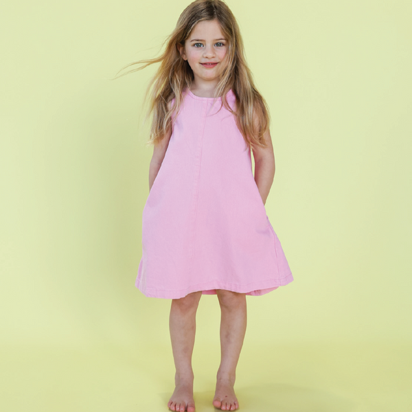 Shift Denim Dress Candy