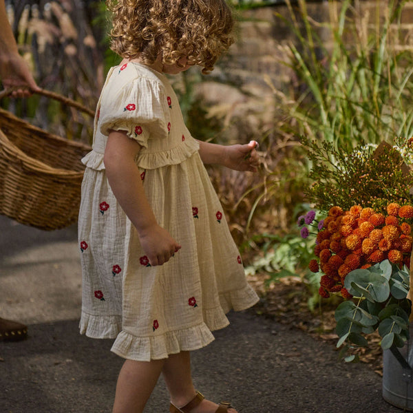 Valentina Dress Red Flora