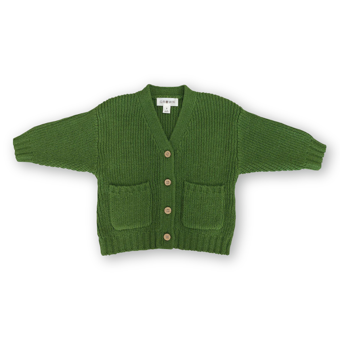 Pocket Cardigan Verde