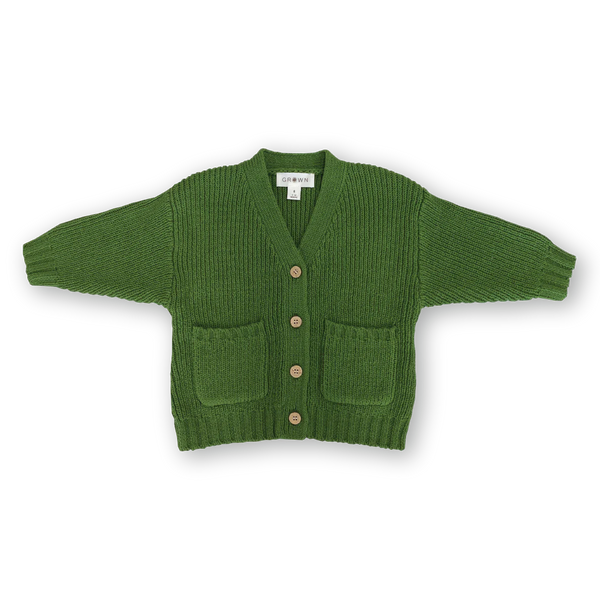 Pocket Cardigan Verde