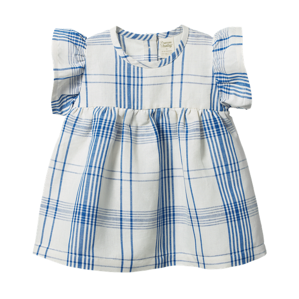 Bonnie Dress Linen Clyde Check