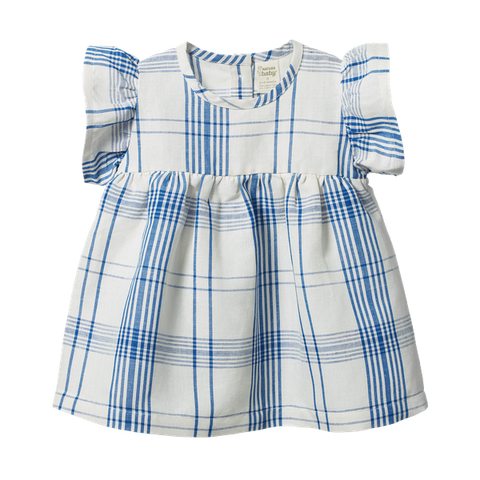 Bonnie Dress Linen Clyde Check