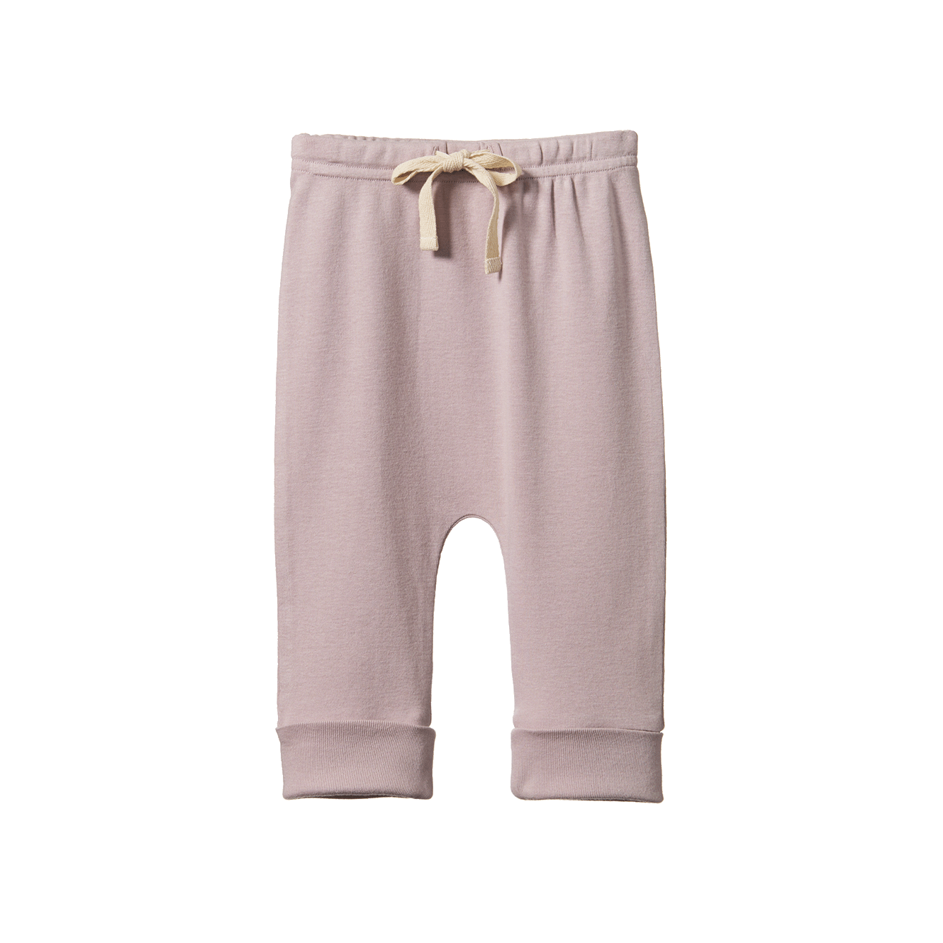 Cotton Drawstring Pants Lilac