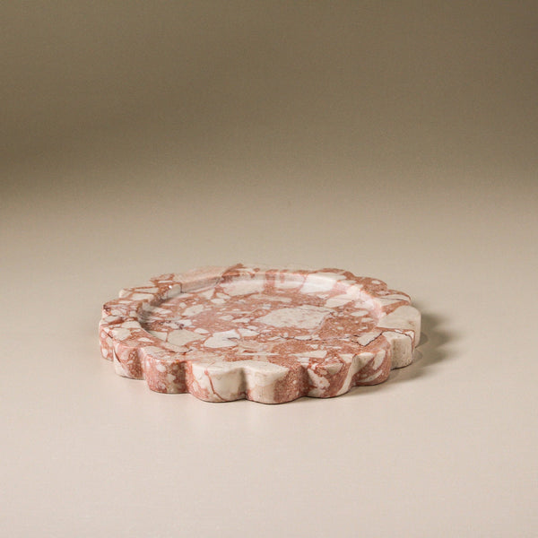 Calile Tray Pink Lagoon Marble