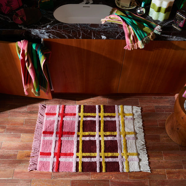 Karina Bath Mat Rosewood