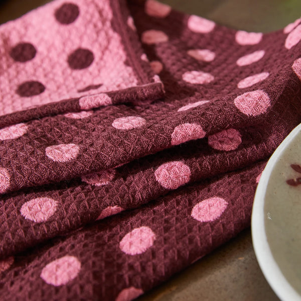 Paige Tea Towel Rosewood