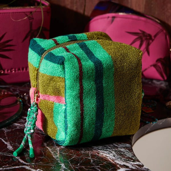 Nicolette Terry Pouch Juniper Small