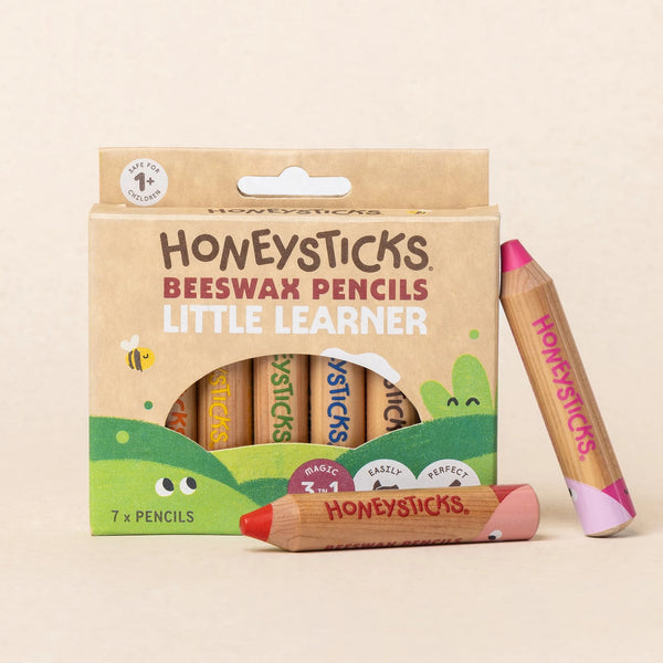 Coloured Beeswax Pencils - Little Learner 7 pack