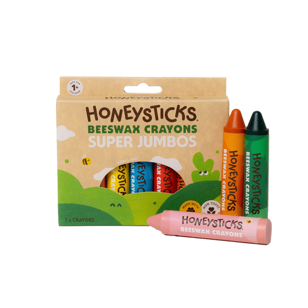 Super Jumbo Beeswax Crayons 7 pack