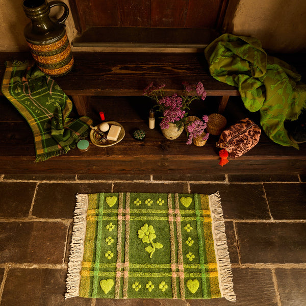 Josephine Bath Mat Hunter Green