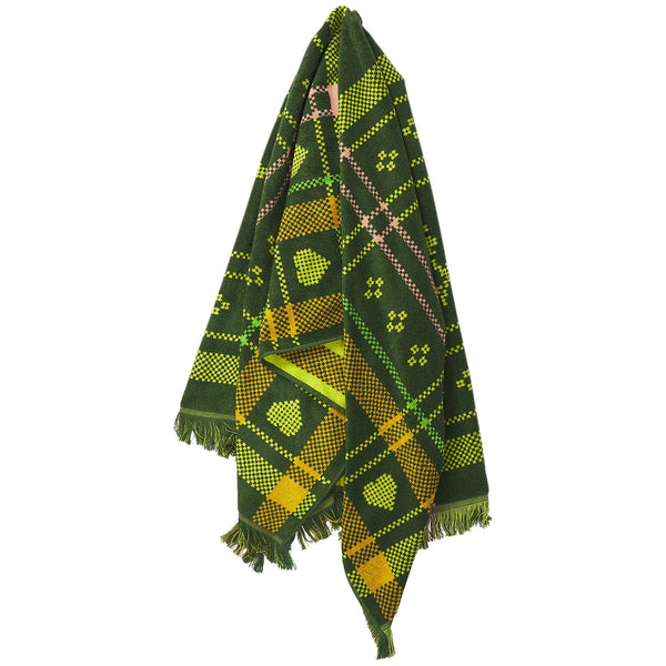 Josephine Bath Sheet Hunter Green