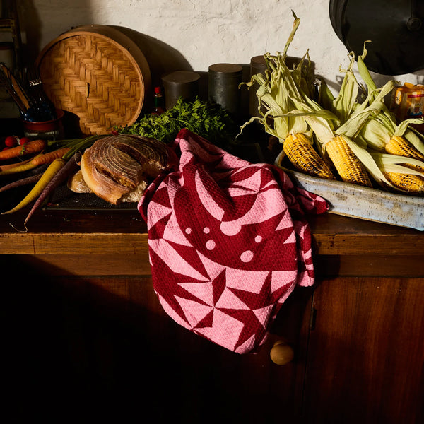Nora Tea Towel Cactus Dahlia