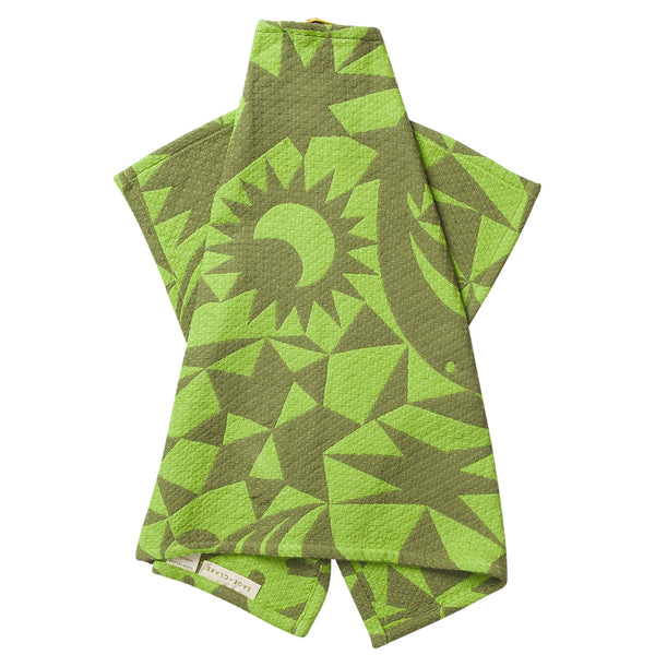 Nora Tea Towel Cactus Green