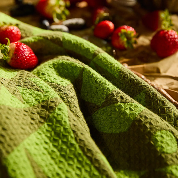 Nora Tea Towel Cactus Green