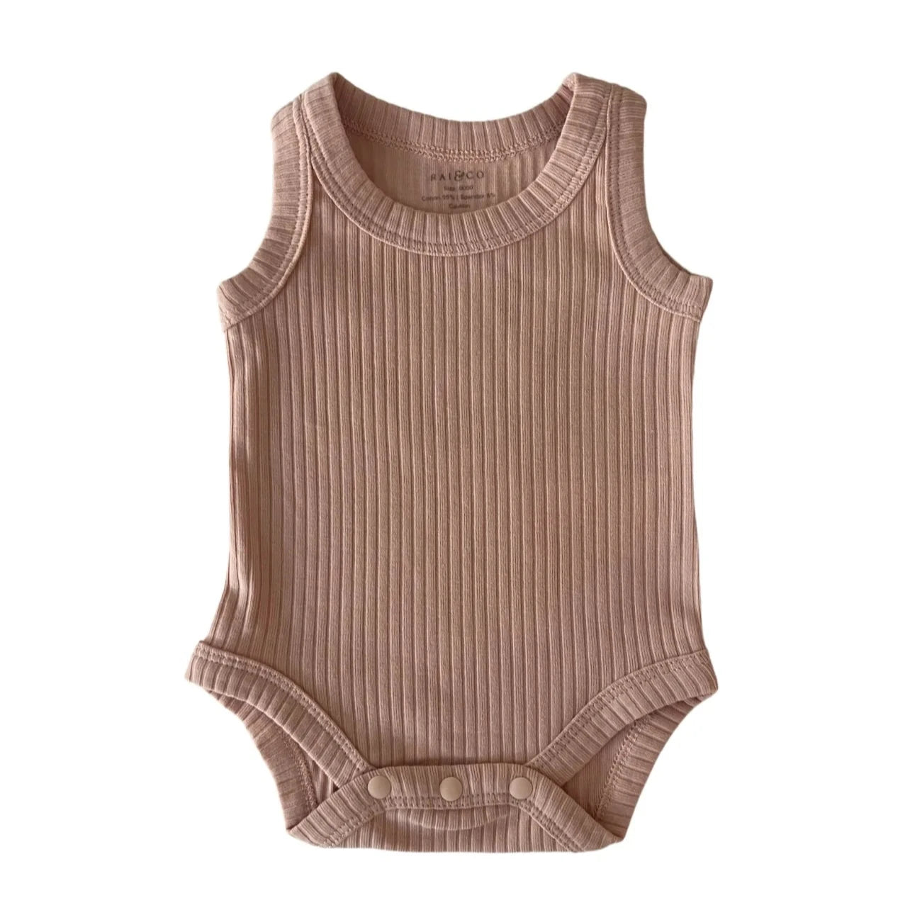 Basic Singlet Bodysuit Pink