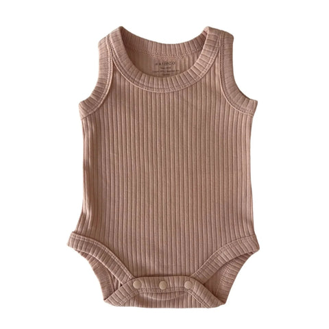 Basic Singlet Bodysuit Pink