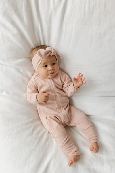 Apple Jumpsuit Baby Pink