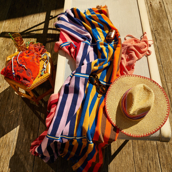 Chiara Bath Sheet Azure