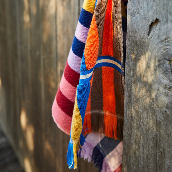 Chiara Bath Hand Towel Azure