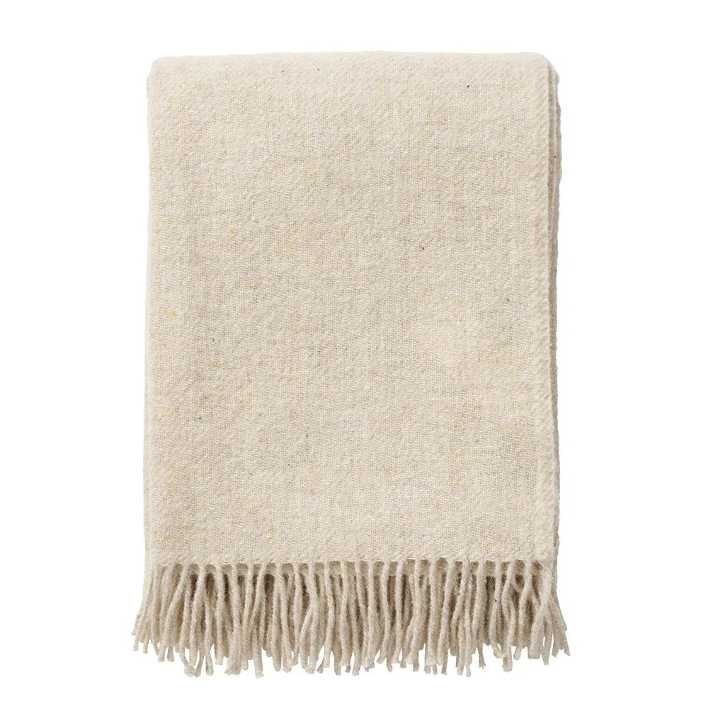 Earth Recycled Wool Blanket Creme