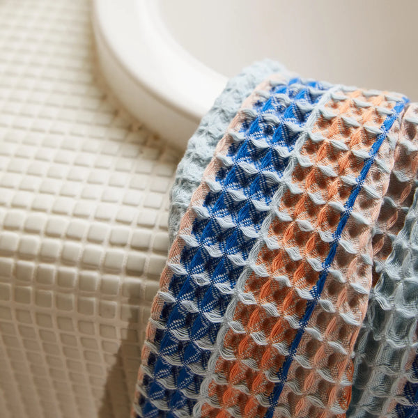 Kanti Waffle Hand Towel Ultramarine