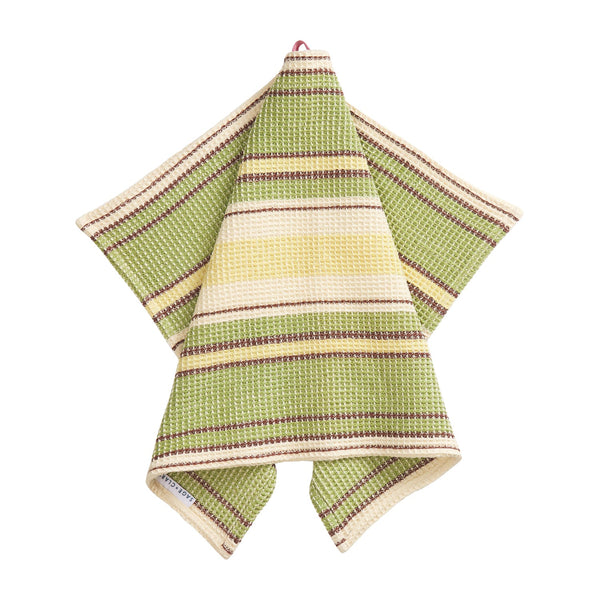 Ishani Stripe Tea Towel Palm