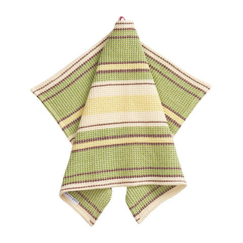 Ishani Stripe Tea Towel Palm