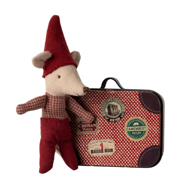 Maileg Baby Mouse in Suitcase