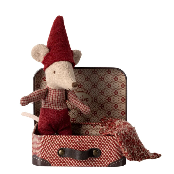 Maileg Baby Mouse in Suitcase