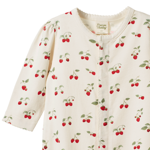 Lucy Suit Strawberry Blush Print