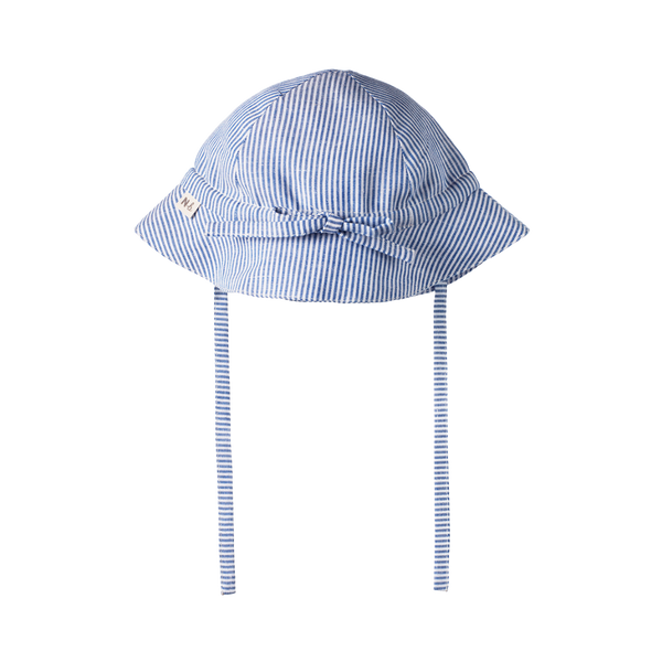 Sunhat Linen Blue Stripe