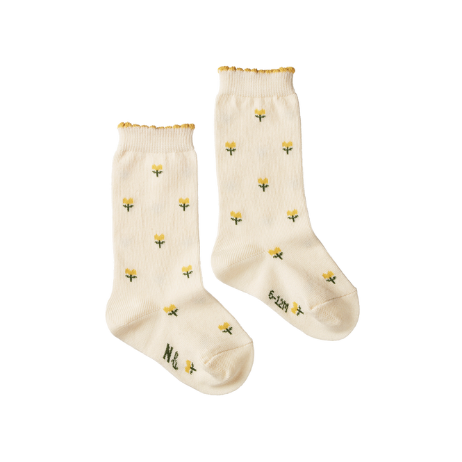 Organic Cotton Socks Tulips