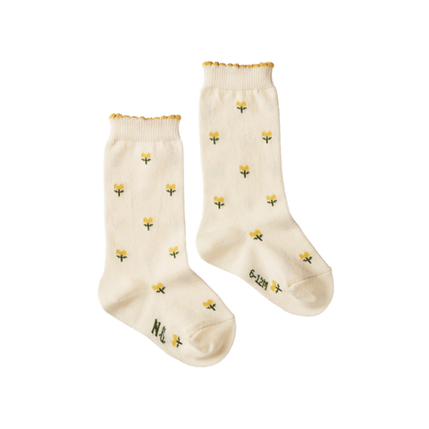 Organic Cotton Socks Tulips