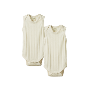 Singlet Bodysuit Derby 2 pack Natural