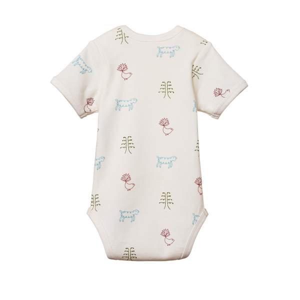 Short Sleeve Nature Baby Print