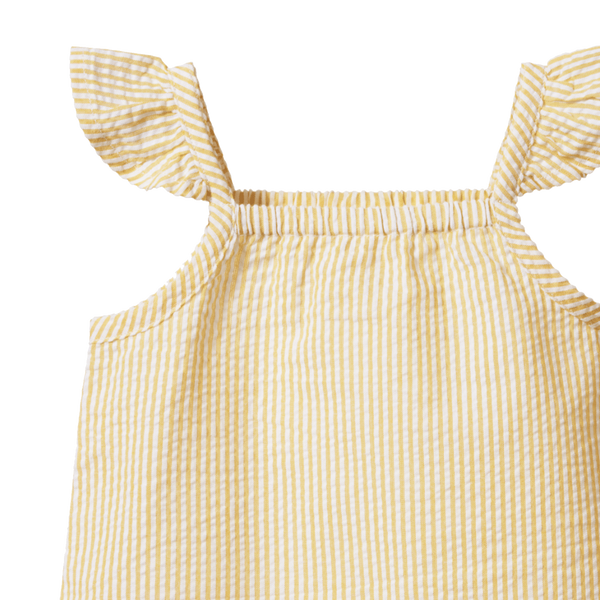 Petal Top Golden Stripe